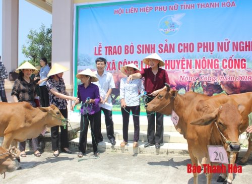 1. Trao bò sinh sản cho phụ nữ nghèo xã Công Liêm (Nông Cống).jpg